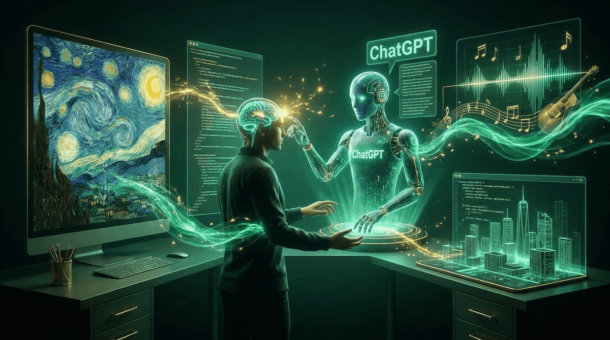 الذكاء الاصطناعي التوليدي: من ChatGPT إلى مستقبل الإبداع البشري